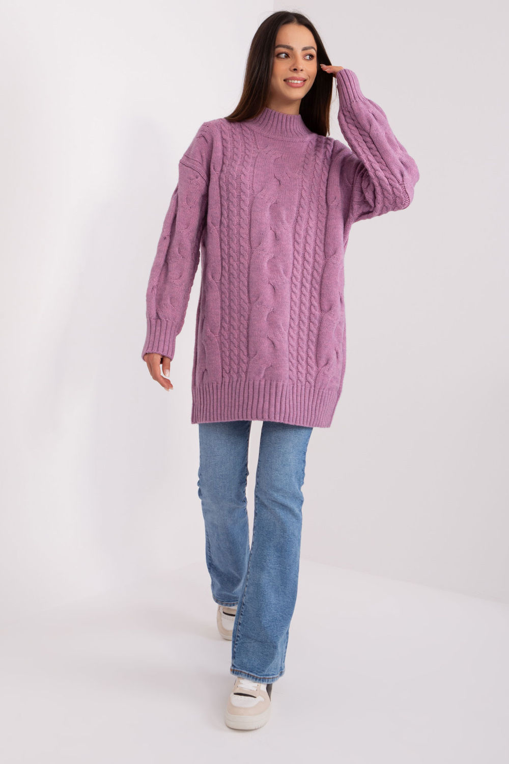 Adult Product 18+ - Long jumper model 185732 AT - AT - Sweaters, Pullovers, Jumpers, Turtlenecks, Boleros, Shrugs - KS Store