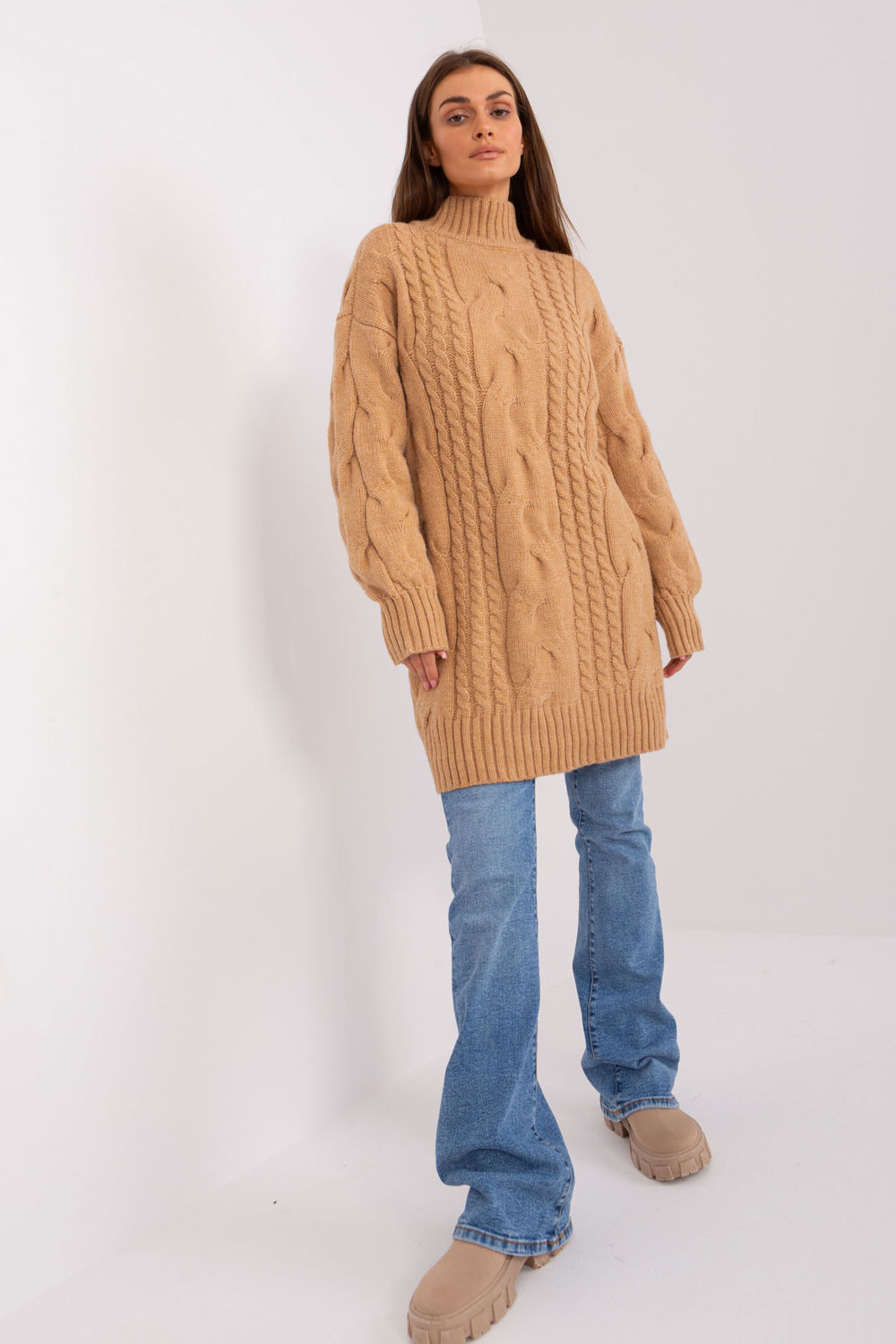 Adult Product 18+ - Long jumper model 185740 AT - AT - Sweaters, Pullovers, Jumpers, Turtlenecks, Boleros, Shrugs - KS Store