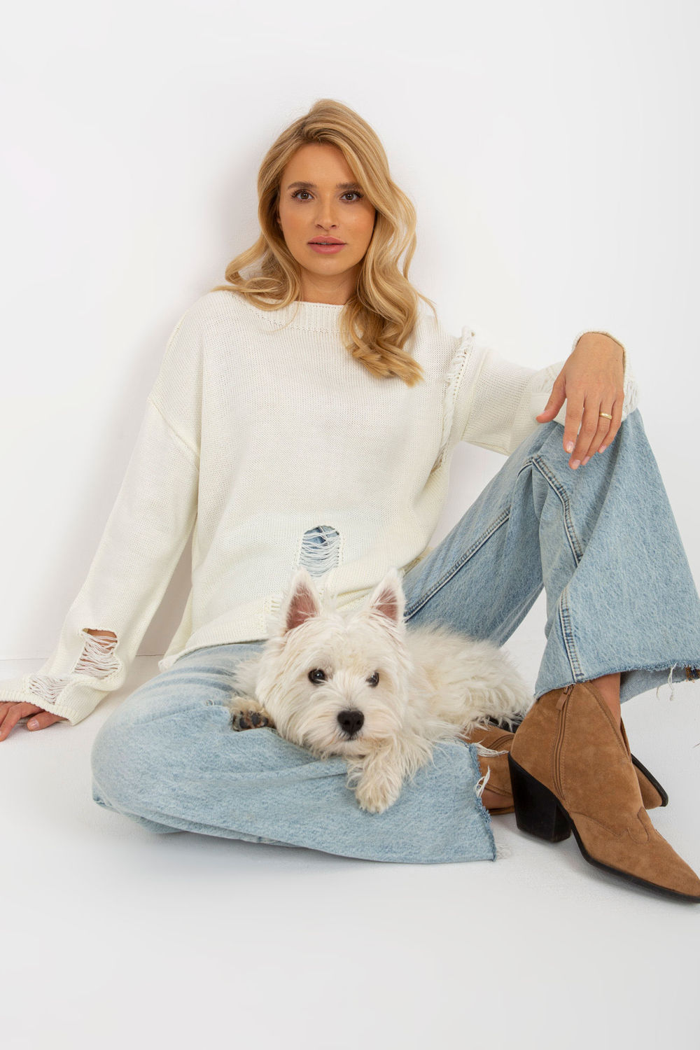 Adult Product 18+ - Jumper model 186056 Badu - Badu - Sweaters, Pullovers, Jumpers, Turtlenecks, Boleros, Shrugs - KS Store