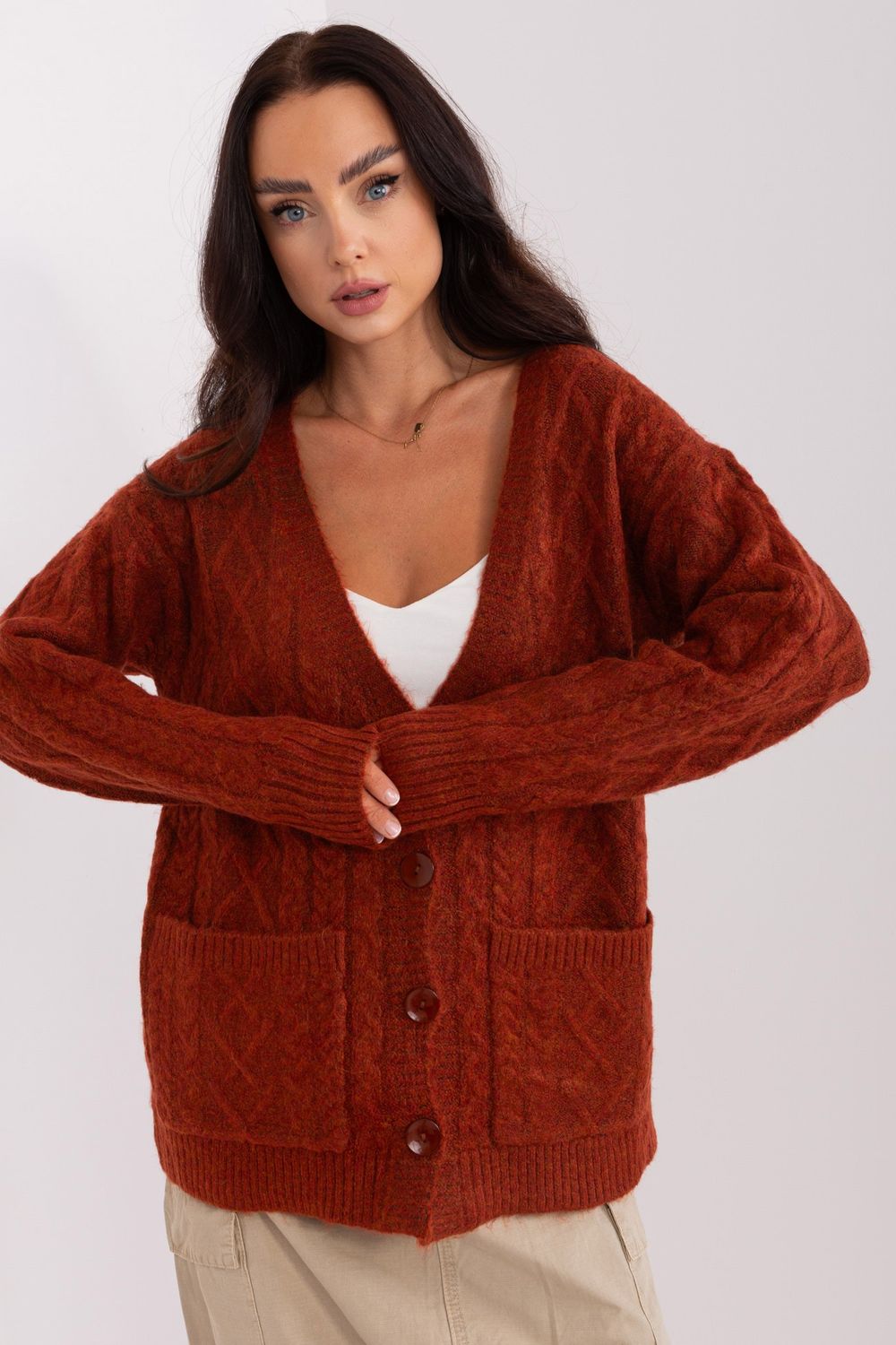 Adult Product 18+ - Cardigan model 186750 AT - AT - Cardigans for Women, Ponchos - KS Store