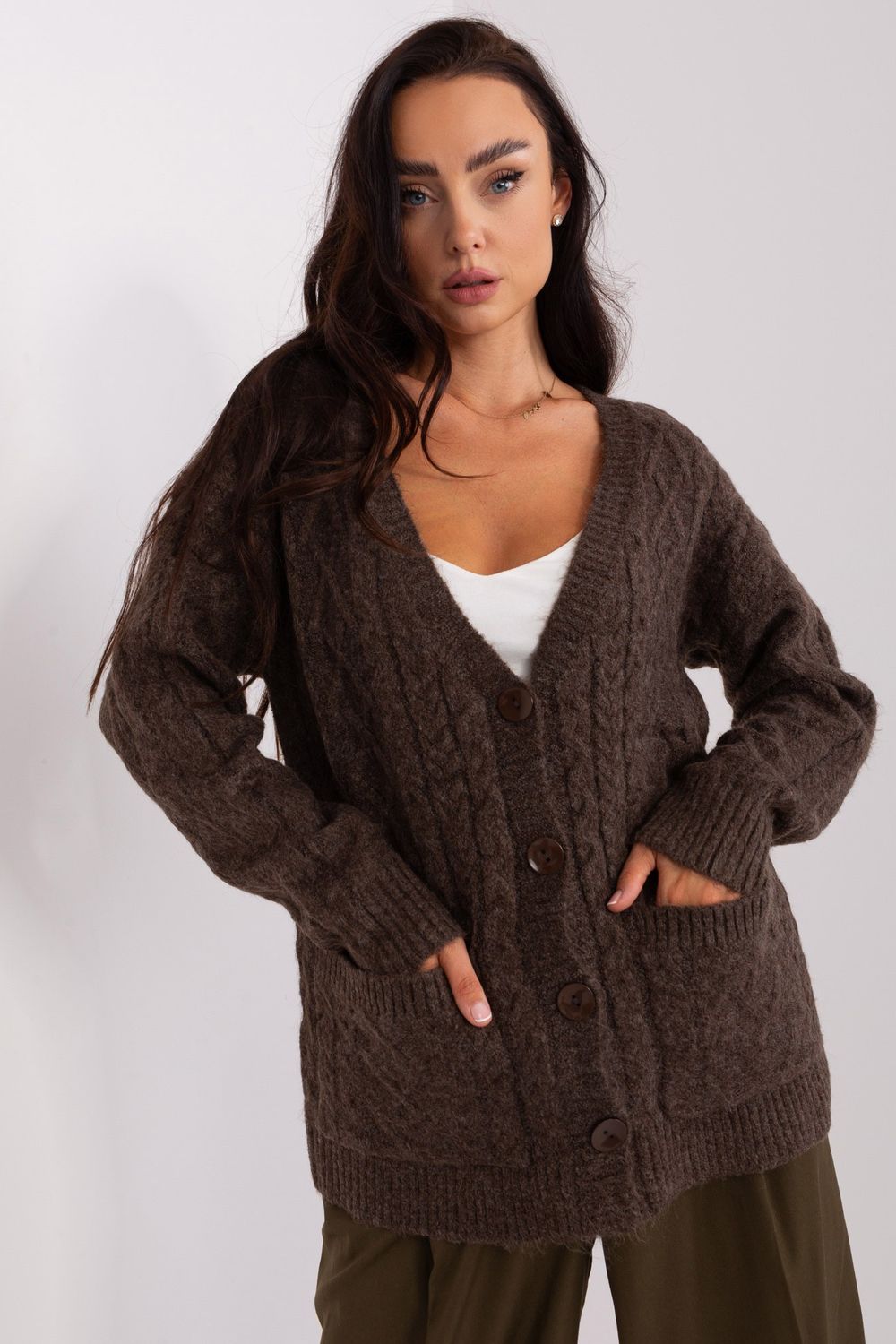 Adult Product 18+ - Cardigan model 186751 AT - AT - Cardigans for Women, Ponchos - KS Store