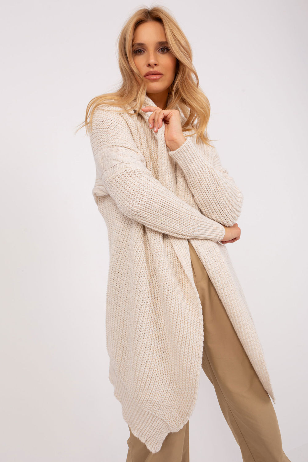 Adult Product 18+ - Cardigan model 186808 Och Bella - Och Bella - Cardigans for Women, Ponchos - KS Store